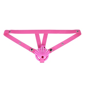 อุปกรณ์ล็อคองคชาตแบบสายรัด ANOSX รุ่น Chastity Cage Scallop อุปกรณ์รักษาพรหมจรรย์สำหรับผู้ชาย แบบง่าย ใช้กับกุญแจล็อคอวัยวะเพศชาย ของเล่นทางเพศ BDSM สำหรับผู้ชาย - Product Image 4