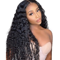 Perruque Lace Front Sensationnel - Amani, nouée à la main, avec raie centrale, sans nœuds, cheveux non-Remy, brun foncé (2), toutes couleurs, fabriquée en Chine