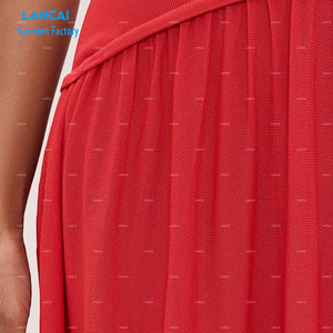 Abito da donna personalizzato senza maniche con Design scavato di alta qualità tessuto a maglia da sera <span class=keywords><strong>abbigliamento</strong></span> per feste all'<span class=keywords><strong>ingrosso</strong></span> - Product Image 5