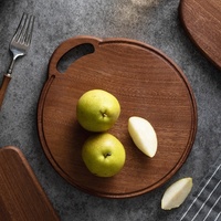 Planche à découper épaisse et lourde en ébène pour planche collante de cuisine domestique sans peinture