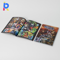 Livres Manga Personnalisés de Qualité Supérieure, Couverture Souple, Impression Couleur sur Papier d'Art et Papier Kraft, Reliure Parfaite, Impression Offset
