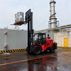 Nueva Carretilla Elevadora Diésel de 5, 6 y 7 Toneladas con Neumáticos Sólidos, Vehículo Elevador Hidráulico de Combustión Interna - Product Image 2