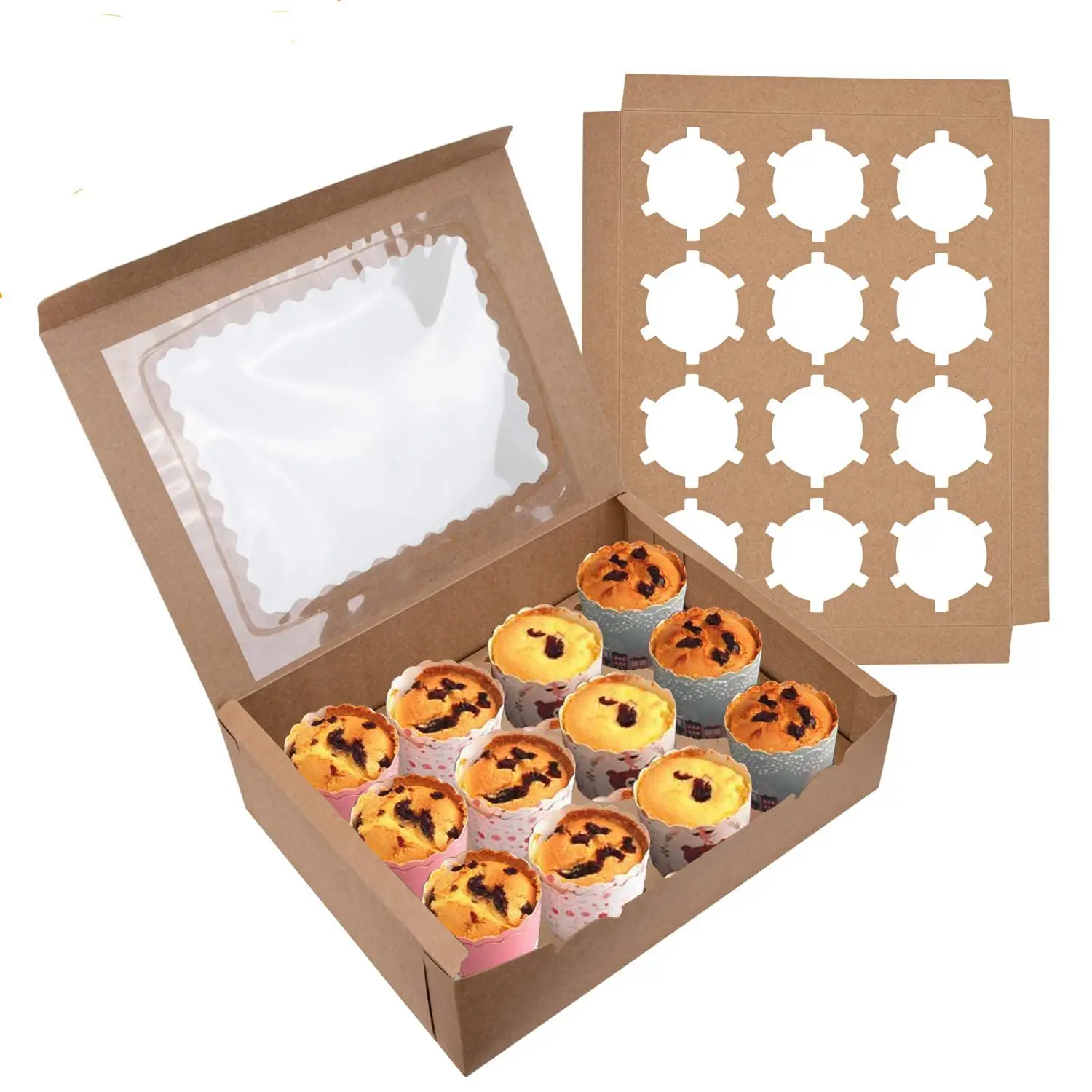 4/5/10/12 Inch Wholesale Custom Design Cake Box For Cookie Wedding Muffin Birthday cake