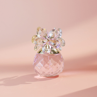 Flacon de parfum vide rechargeable personnalisé transparent coloré 30ml 50ml 60ml 100ml avec emballage et logo