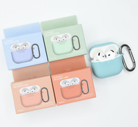 Étui pour écouteurs en silicone antichoc, couleur unie, avec boîte de vente au détail, charge sans fil, étui pour écouteurs pour Airpos Pro 2