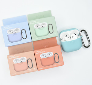 Stoßfeste Silikon-Schutzhülle in Unifarben mit Einzelhandelsverpackung, Kabellose Ladekopfhörer-Hülle für Airpods Pro 2 - Product Image 3
