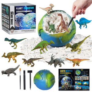 12 pièces dinosaure intérieur planète série 17.7cm grande terre creuser creuser Kits dinosaure jouet - Product Image 5