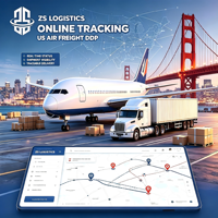 Transport Express Aérien DDP Porte-à-Porte le Moins Cher par Agent de Fret de Chine vers les États-Unis, l'Europe et l'Australie