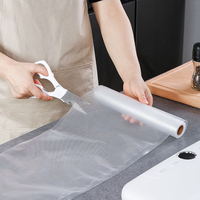 Rouleaux de sacs sous vide gaufrés personnalisés pour la conservation des aliments, sacs de mise sous vide pour le stockage des aliments