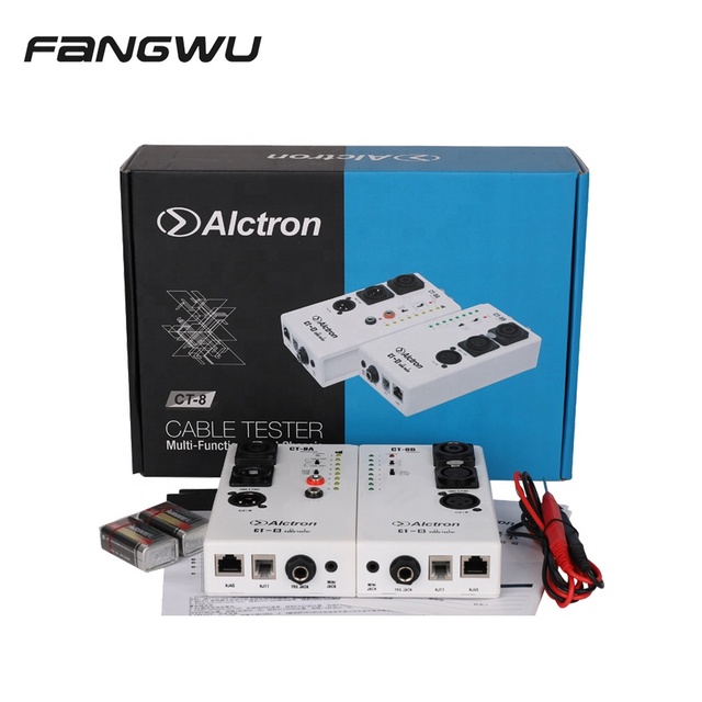 Multi-purpose CT-8 Audio Network Cable Tester Line Test Instrument Engineering Wiring Separation Test