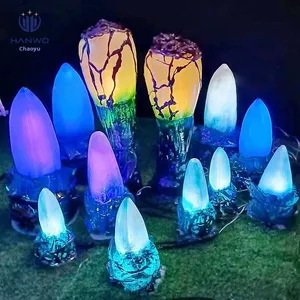 Iluminación Decorativa LED Personalizada para Navidad, Resistente a la Lluvia, Moderna, Simple, de PVC+Resina Epoxi, Avatar Dreamland, Zorro de Nueve Colas - Product Image 1
