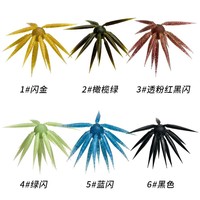 Leurre de pêche réaliste en TPE, type boule flottante, imitation mini-banc de poissons ou épineux, 8,8g / 24,5g, grande taille 17/23mm, appât souple effet dés pelucheux