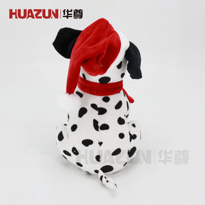 Tope de puerta navideño con diseño de perrito dalmático, de <span class=keywords><strong>tela</strong></span> de poliéster ecológica con peso, decoración para el hogar - Product Image 3