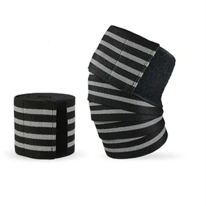 Genouillères de sport enveloppantes en gros, idéales pour l'haltérophilie, le basketball, la course à pied – Équipement de protection respirant et de soutien - Product Image 2
