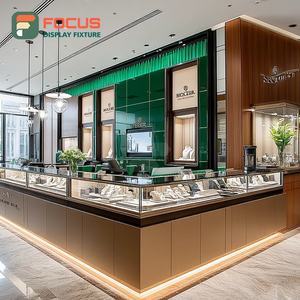 Vitrine de centre commercial sur mesure pour bijoux, surface polie, présentoir commercial pour magasin - Product Image 5