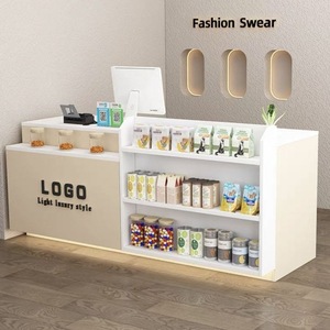 Comptoir de bar, comptoir de caisse, petit comptoir de magasin, comptoir de supermarché, comptoir de supérette, étagère de présentation, comptoir de magasin de thé au lait - Product Image 6