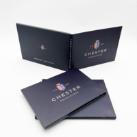 Hot New Business Cadeau Papier Artisanat Imprimé Digital Marketing Écran LCD Livret Mailer Carte De Voeux Brochure Livre Vidéo