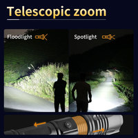 Lampe de poche rechargeable Micro USB étanche haute puissance Super Bright Linternas Tactical 1000 Lumens 26650
