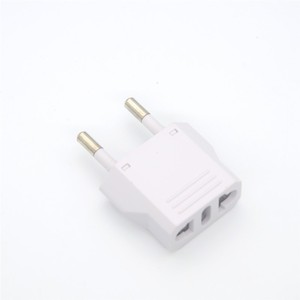 Travel <b>Adapter</b> Euro <b>Plug</b> 100-240V Universal AC For Europe Switzerland Italy Germany France Indonesia Korea - Product Image 3