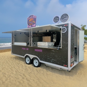 2025 <b>Refrigerator</b> Truck Ice Cream Delivery Van Trailers Mobile Bar <b>Kitchen</b> Food Trailer For Sale - Product Image 4