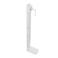Support mural vertical robuste JH-Mech en acier au carbone blanc, réglable et à accès facile, pour sacs