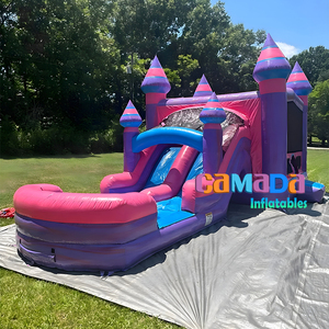 Maison gonflable pour enfants avec toboggan Gonfiabili Chateau Gonflable Professionnel Commercial Bouncy Castle and Dual Lane Slide Combo - Product Image 5