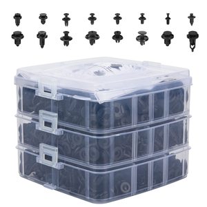 C0001 620 Piezas <span class=keywords><strong>de</strong></span> Clips <span class=keywords><strong>de</strong></span> Sujeción para Automóviles, Clips <span class=keywords><strong>de</strong></span> Retención para Carrocería, Remaches <span class=keywords><strong>de</strong></span> Plástico, Remaches <span class=keywords><strong>de</strong></span> Empuje para Parachoques - Product Image 1