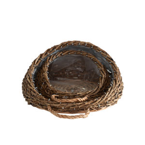 Keranjang Bunga Dinding Anyaman Dekoratif Mini untuk Taman Luar Ruangan dari Pabrik - Product Image 2