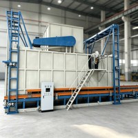 Four de vieillissement à chariot à 6 cadres, équipement économe en énergie pour usine d'extrusion d'aluminium de taille moyenne en Asie centrale