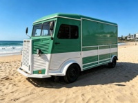 Food Trailer with Exhaust Hood & Removable Grease Filter for High Volume Frying and Griddle Cooking