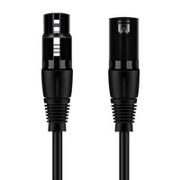 Câble DMX personnalisable de haute qualité, marque OEM, XLR mâle 3 broches vers XLR femelle, longueur 3 m, conducteur en cuivre nu pour microphone