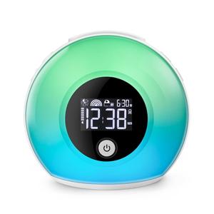 Altavoz de luz nocturna multifuncional BT, <span class=keywords><strong>reloj</strong></span> despertador inteligente de escritorio <span class=keywords><strong>Amazon</strong></span> - Product Image 1
