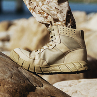 Bottes tactiques pour hommes, chaussures de randonnée, bottes de désert, chaussures de montagne légères, antidérapantes et durables