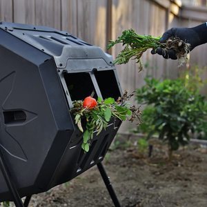 Compost de <span class=keywords><strong>jardin</strong></span> en plastique assemblé pour l'extérieur, 160 L - Product Image 6