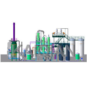 पतली फिल्म बाष्पीकरण काले इंजन मोटर तेल रीसाइक्लिंग अपशिष्ट तेल में आधार तेल आसवन उपकरण - Product Image 4