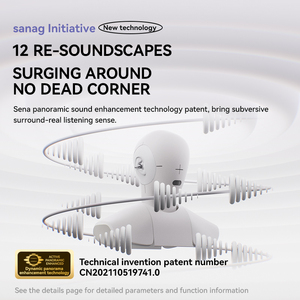 Tai nghe không dây Sanag S7S <span class=keywords><strong>2025</strong></span>, âm thanh nổi HiFi, kiểu kẹp tai mở, tai nghe <span class=keywords><strong>Bluetooth</strong></span>, tích hợp trí tuệ nhân tạo thông minh - Product Image 3