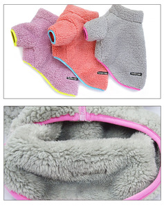 Manteaux de chiens Double face en cachemire, vêtements chauds et doux, à col haut, nouveau design à la mode, collection - Product Image 6