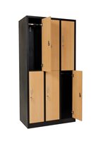 Armoire de rangement en métal durable à 6 portes armoire de rangement bon marché pour clés armoire de rangement en métal pour salle de sport armoire en acier armoire en métal en acier