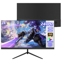Monitor LCD de Escritorio para Juegos y Negocios de Alta Definición de 24 Pulgadas IPS 240Hz con Tiempo de Respuesta de 1ms, 2K/4K, 120% SRGB, Amplio Ángulo de Visión y Sin Bordes