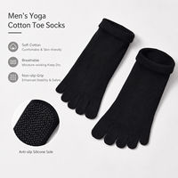 Chaussettes de yoga et de pilates pour hommes personnalisables de qualité supérieure