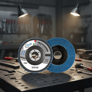 Disque à lamelles professionnel Fervi DF8100, disque abrasif sans fer pour le ponçage des métaux - Product Image 2