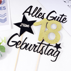 Decoración Ecológica para <span class=keywords><strong>Pastel</strong></span> <span class=keywords><strong>de</strong></span> Cumpleaños, Adorno para <span class=keywords><strong>Pastel</strong></span> <span class=keywords><strong>de</strong></span> 18 Años, Decoración para <span class=keywords><strong>Pastel</strong></span> <span class=keywords><strong>de</strong></span> Feliz Cumpleaños, Decoraciones para Fiestas - Product Image 3