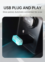 Adaptateur sans fil CarPlay givré transparent Convertir CarPlay filaire en lumière LED automatique Android sans fil