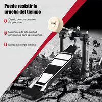 Vente en gros Transmission à chaîne unique à ressort réglable Pédale de grosse caisse à pied antidérapante avec clé