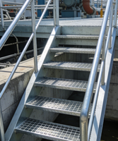 Marches d'escalier en acier galvanisé de haute qualité Henan Xinge pour passerelles