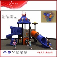 Toboggan de jeu pour enfants MUTONG durable en acier et plastique combinés, avec design personnalisable pour les parcs et jardins publics, utilisation en extérieur