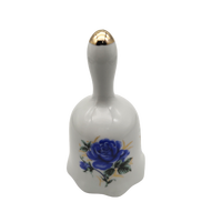 Cloche en céramique porte-clés métal dîner cloche et cloche empreinte poterie et émail souvenir cadeau
