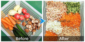 Coupe-légumes et fruits à taille de cube réglable – Machine à découper pommes de terre, carottes, tomates, <span class=keywords><strong>aubergines</strong></span>, <span class=keywords><strong>courgettes</strong></span>, poivrons - Product Image 3