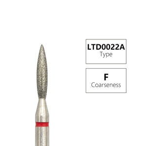 Flame Diamond Nail Drill Bit for Russian Manicure Pedicure Cuticle Cleaning Burr with Custom Logo Nail Salon Tool - Product Image 5