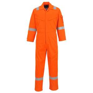 Portwest-AF53ORR48 araflame สีส้มทอง Coverall-EAN 5036108258062ทนเปลวไฟ Workwear - Product Image 1